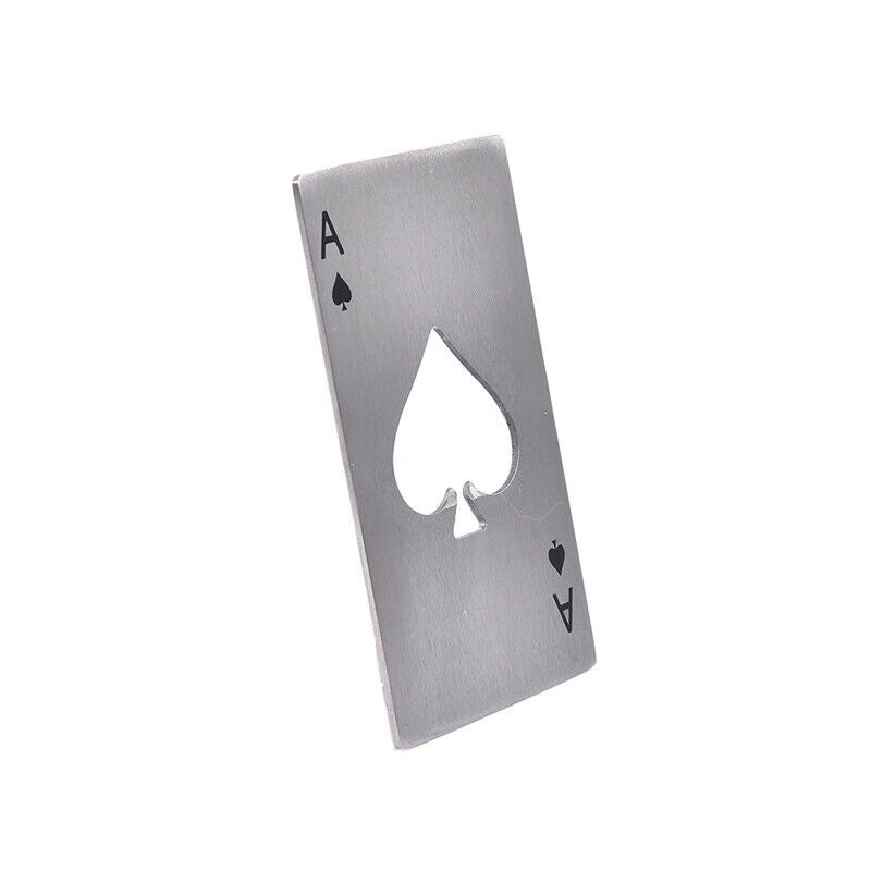 Poker Spade A Bottle Opener Creative Bar Pub Card Beer Soda Top Bottle Op.l8