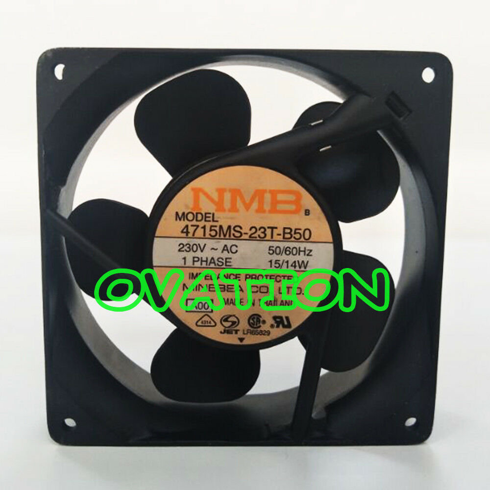 For NMB 4715MS-23T-B50 Cooling fan Insert sheet AC230V 15/14W 120*120*38mm