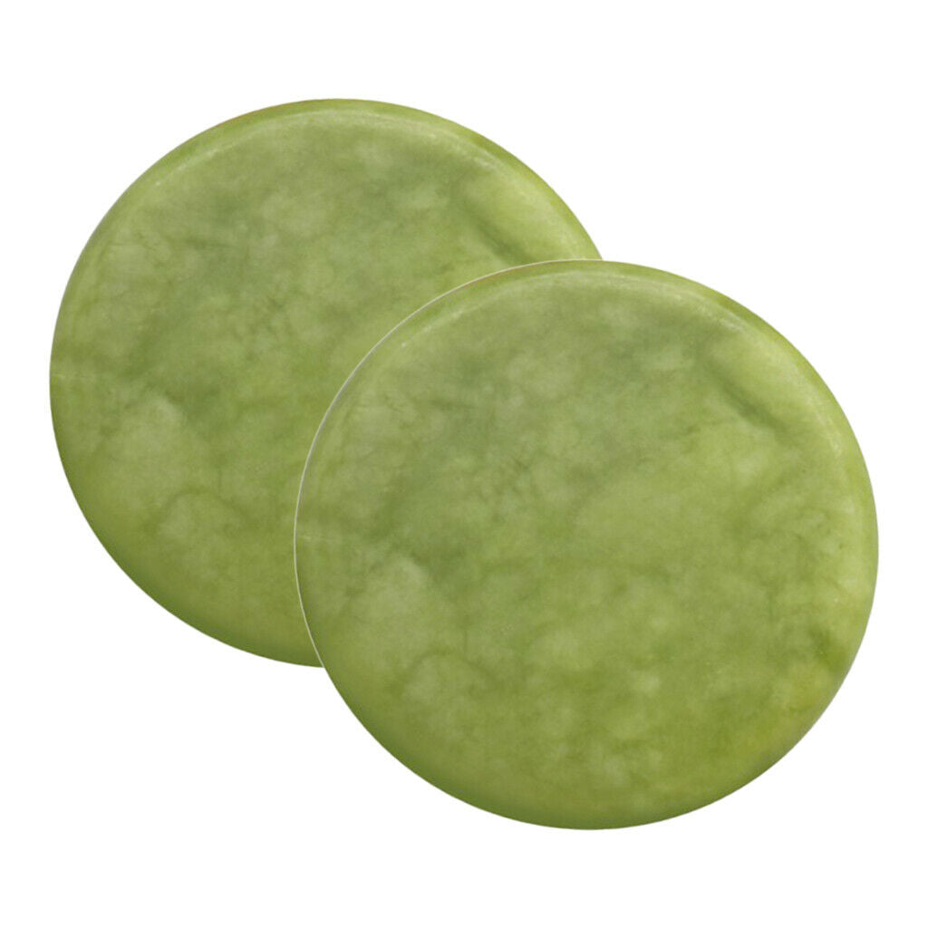 2pcs Smooth Jade Massage Stone Pro Arms Salon Beauty Spa Massage Hot Stones