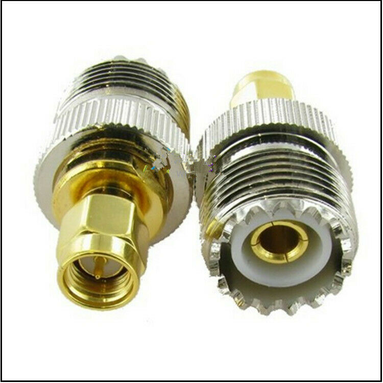 3PCS New RF Adaptor SMA-J SMA Male To SL16 M UHF Connector Adapter For Radios