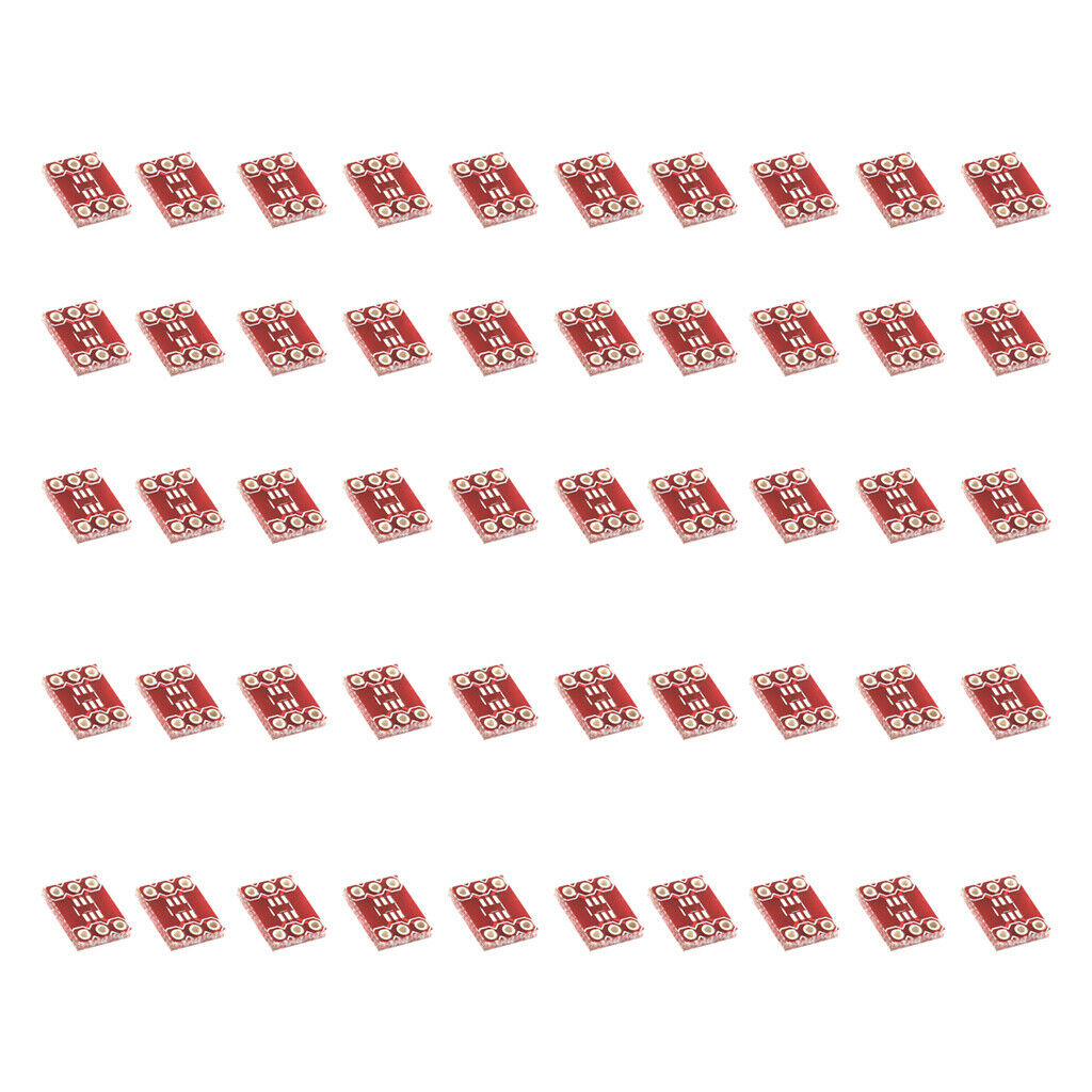 Pack of 50pcs 6 pin SOT23 To DIP Adapter PCB Board SMD Converter Board