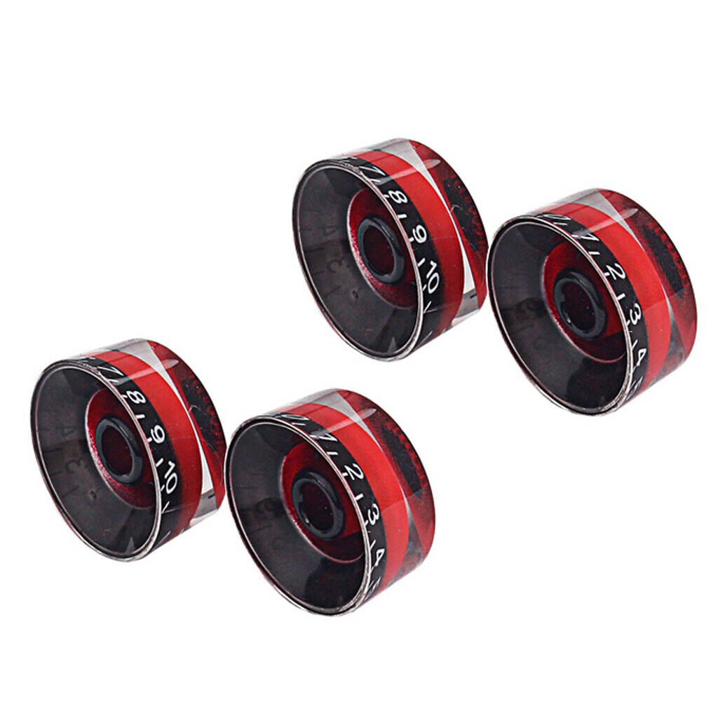 Lots of 4    Acrylic Guitar Knob Round Picket 26x11.7x6mm