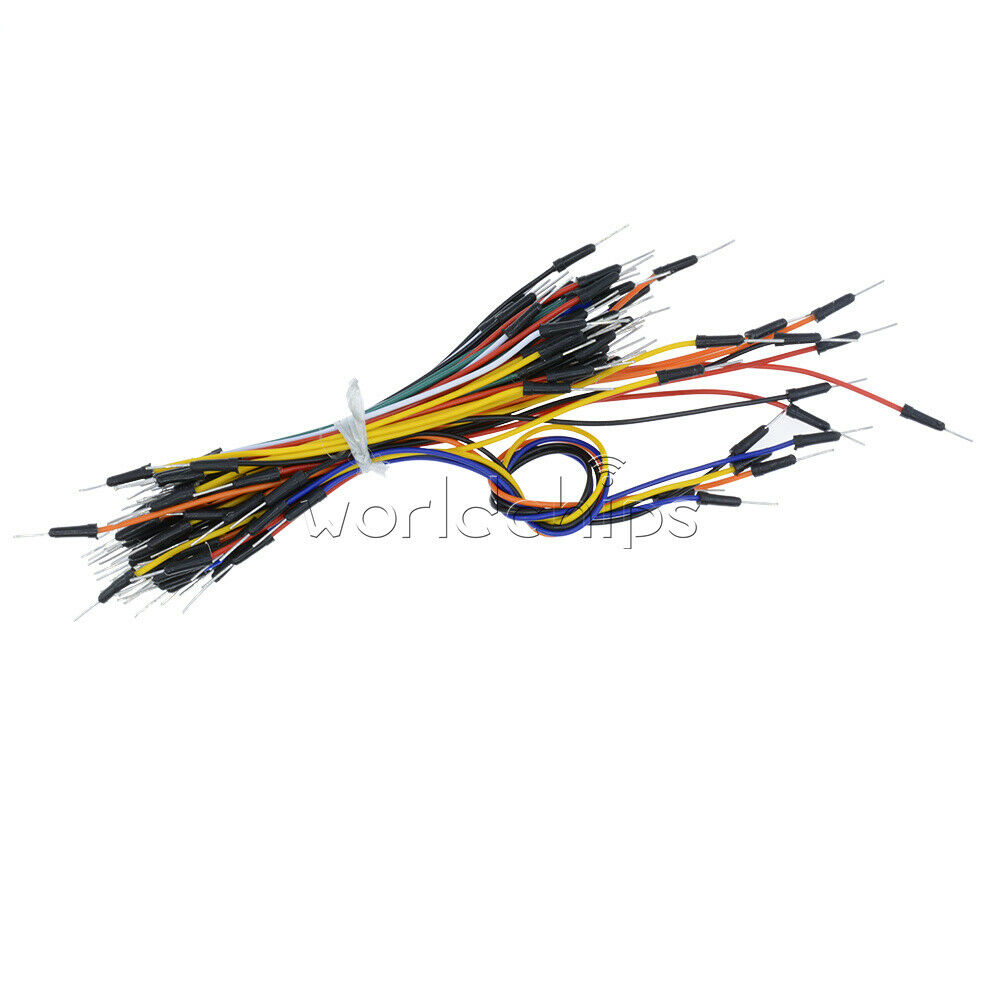 10 * 65PCS 650PCS Breadboard Jumper Wires Male to Male Solderless Flexible Cable