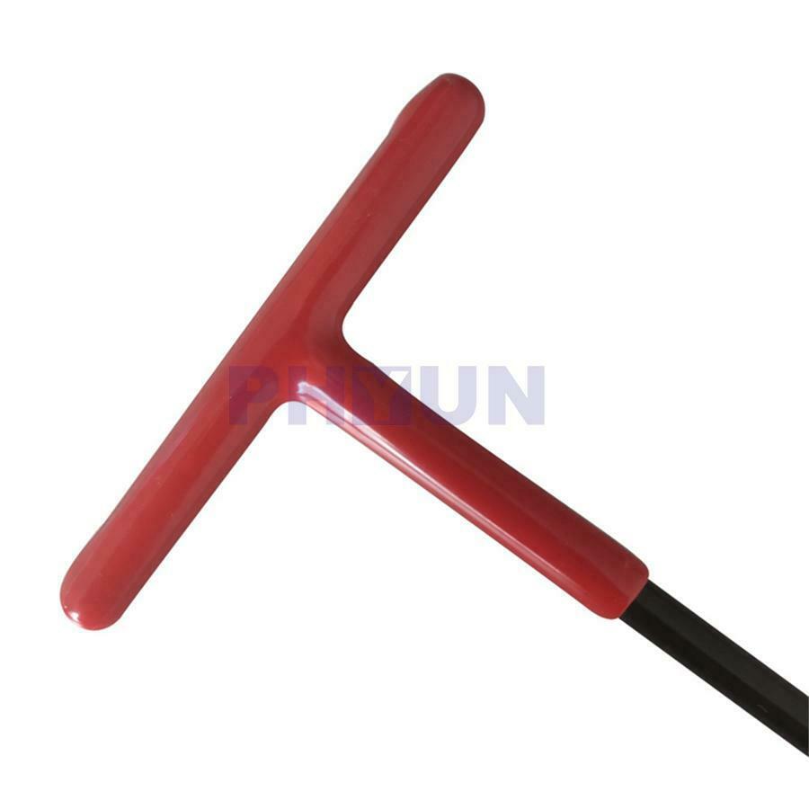 2 Pcs Exhaust Pipe Spring Hook Puller T-Handle Metal For Bike ATV Motorcycle
