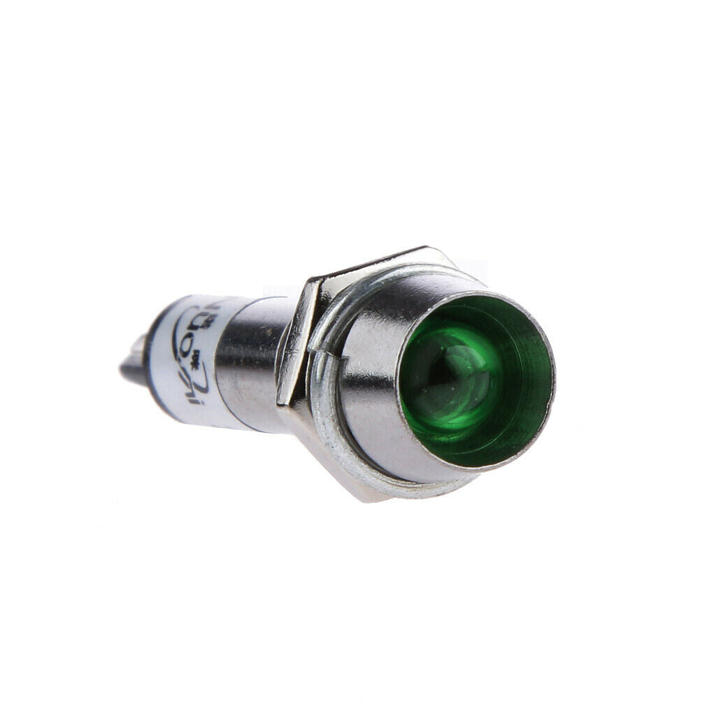 20Pack 24V DC 8mm Indicator XD8-1 Led Power Signal Lamp Bulb Red + Green