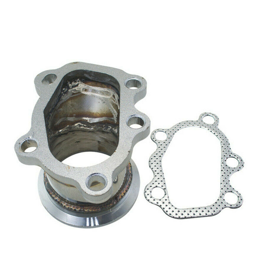 For GT25 GT28 T25 T28 Turbo Down Pipe 5 Bolt to 2.5" 63mm V band Flange Adapter