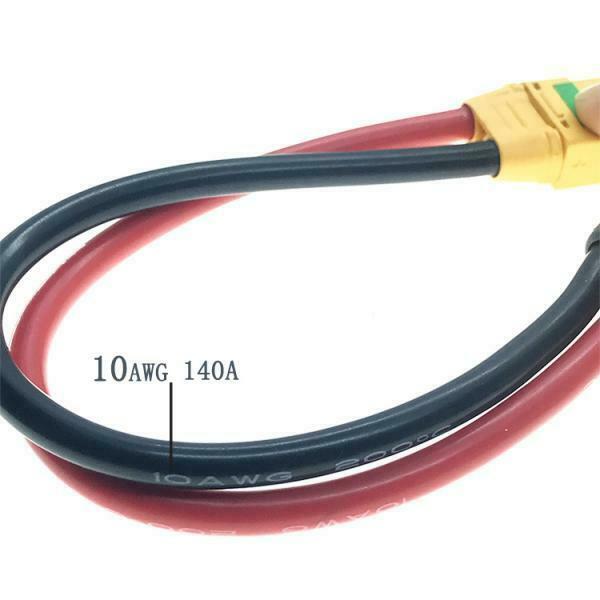 2 Packs Of RC Battery XT60 Male To XT90 Female Adapter Extension Cables