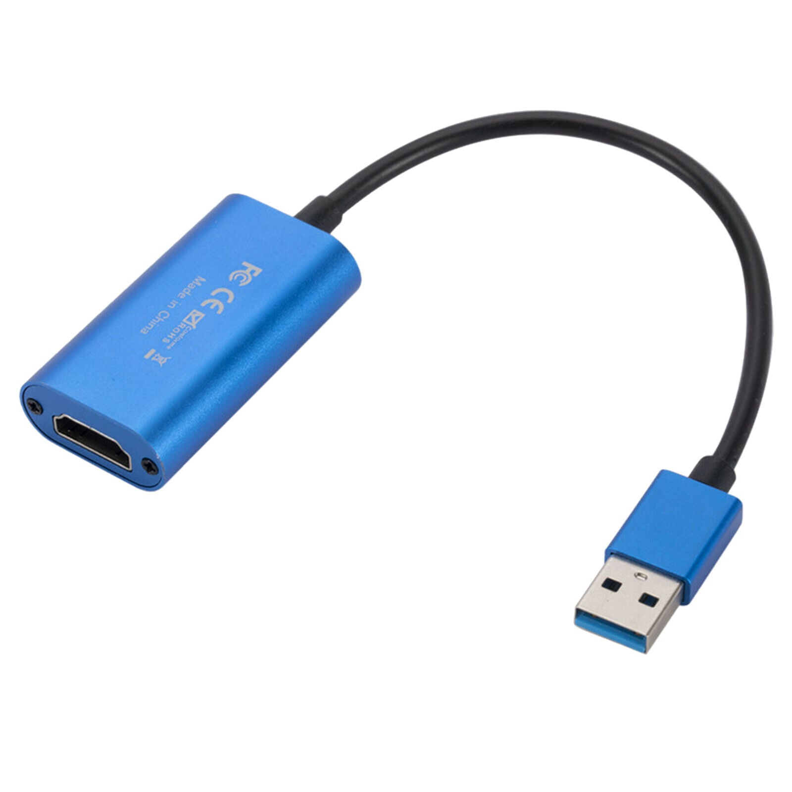 HDMI to USB 3.0 Video Capture Card 1080P 60Hz Compact Live Streaming Record via