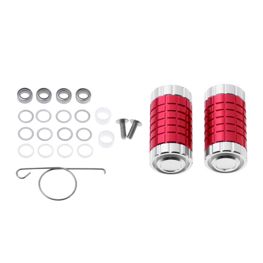 2pcs Fishing Reel Handle Knob Powerful Baitcasting Reel Handle Grips Red