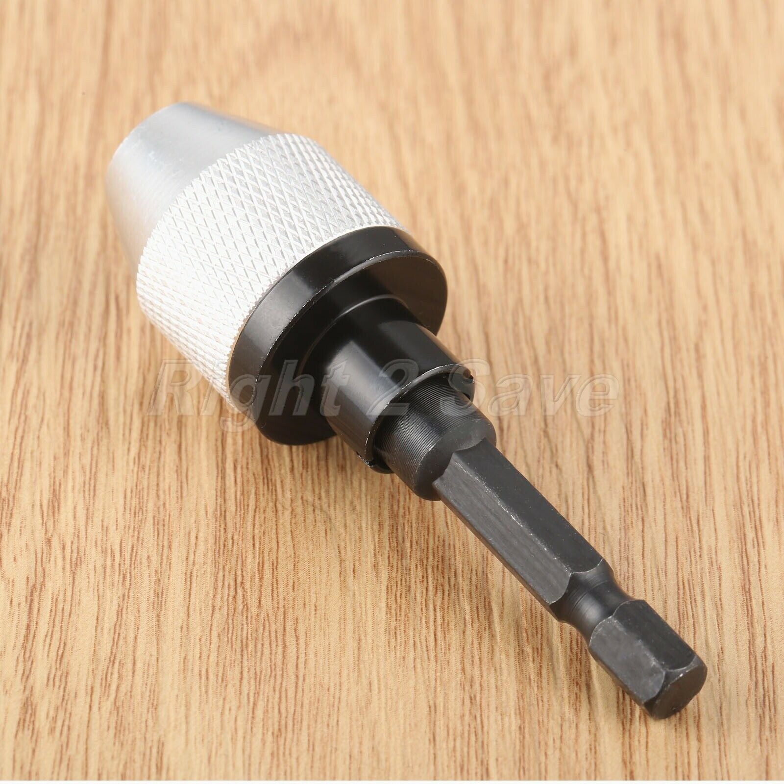 1Pc 0.3-6.5mm 1/4 Hex Drill Chuck Screwdriver Impact Drive Conversion Tool White