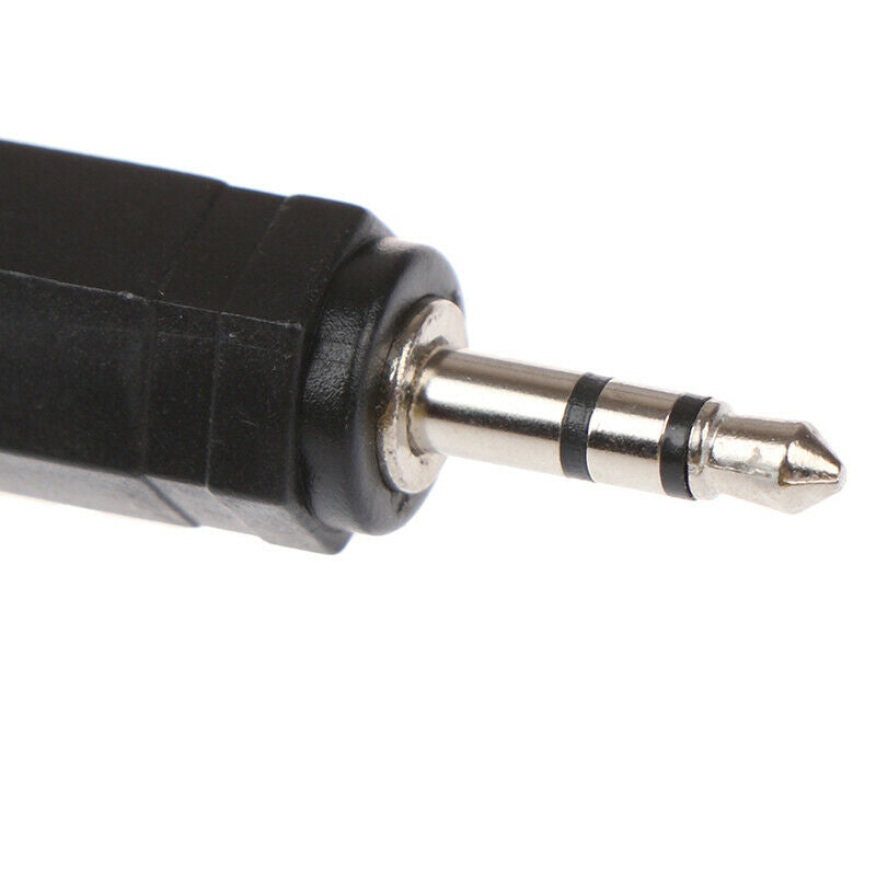2Pcs 3.5mm male to 2.5mm female stereo audio mic plug adapter mini jack c.l8