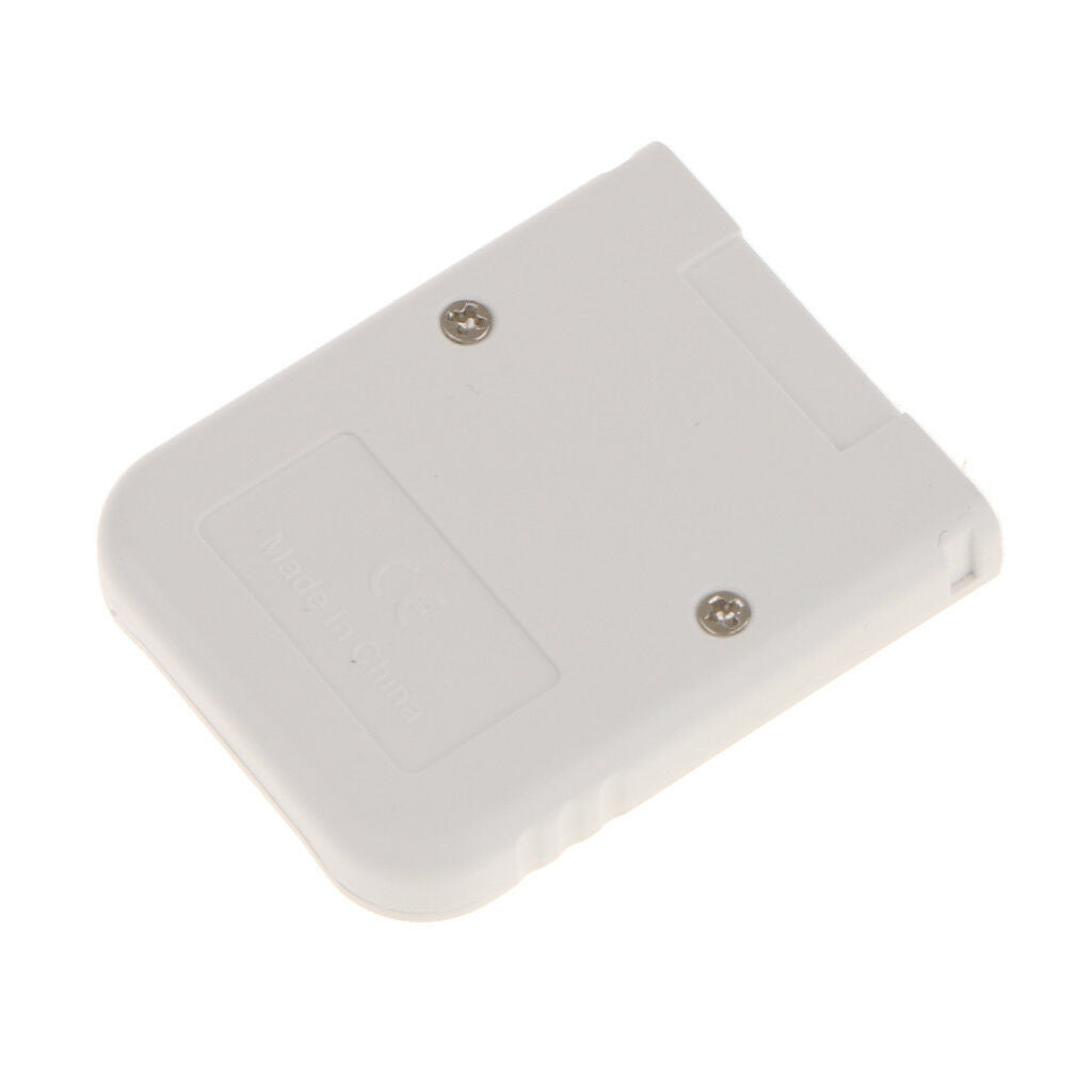 128MB White Memory Card Compatible for Wii & Gamecube Console Storage Card