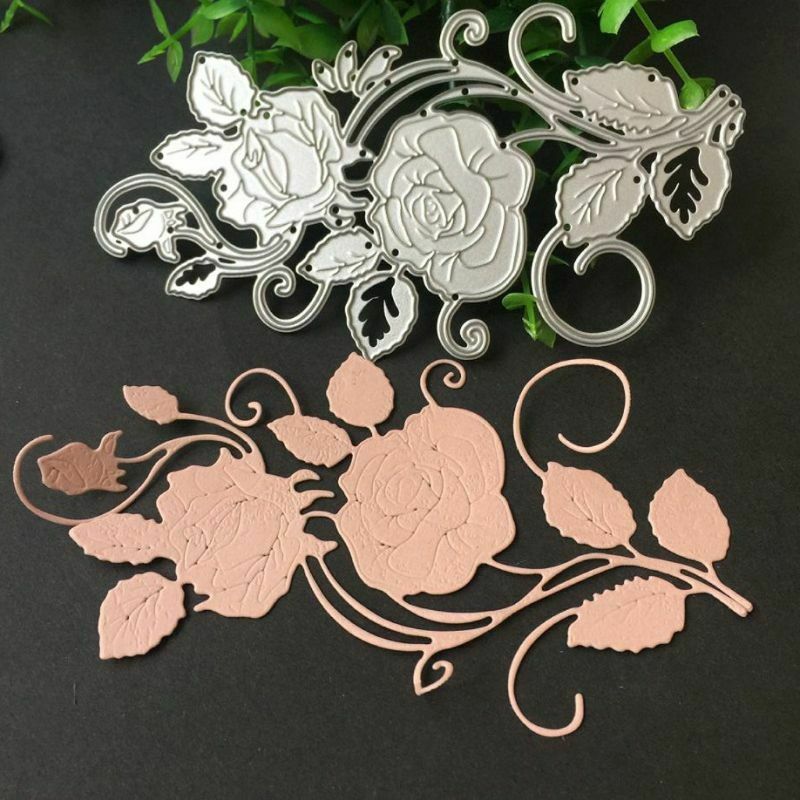 Rose Flower Metal Cutting Dies Stencil DIY Scrapbooking Paper Card Album Craft