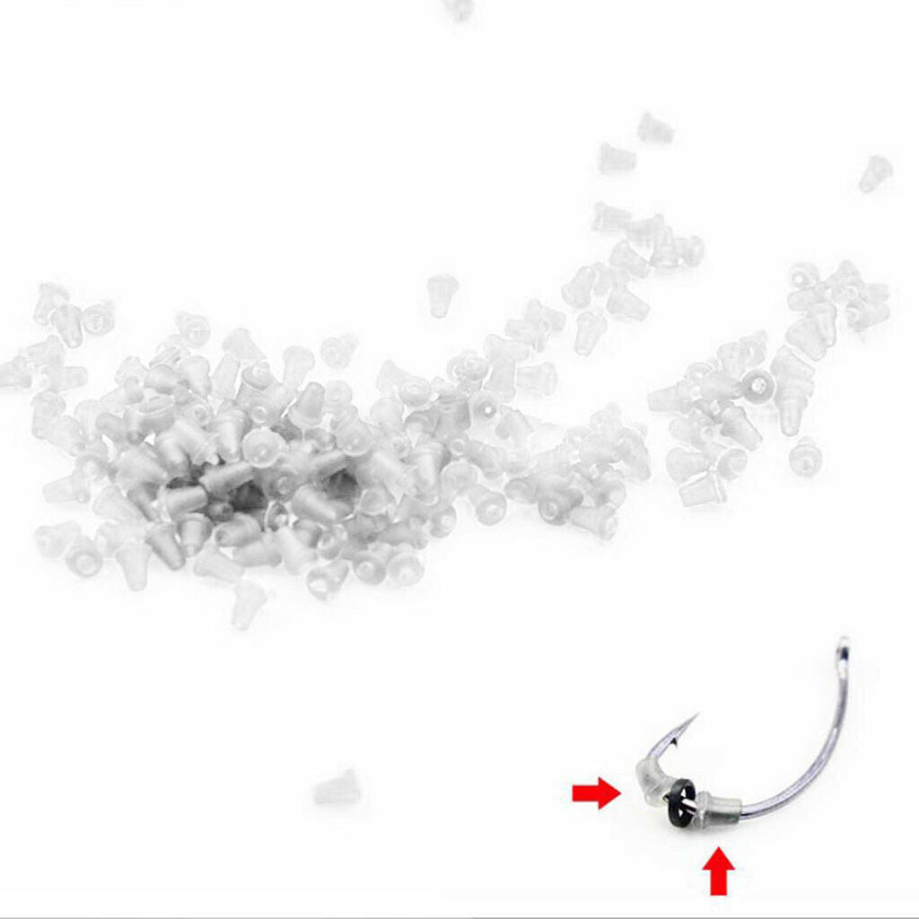 50 Pcs Carp Rig  Stop Fishing Hook Stopper Clutch Stopper