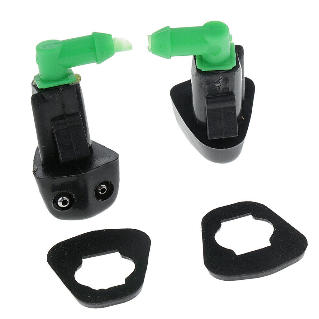 Pair Windshield Washer Water Spray Nozzles Replacement Part