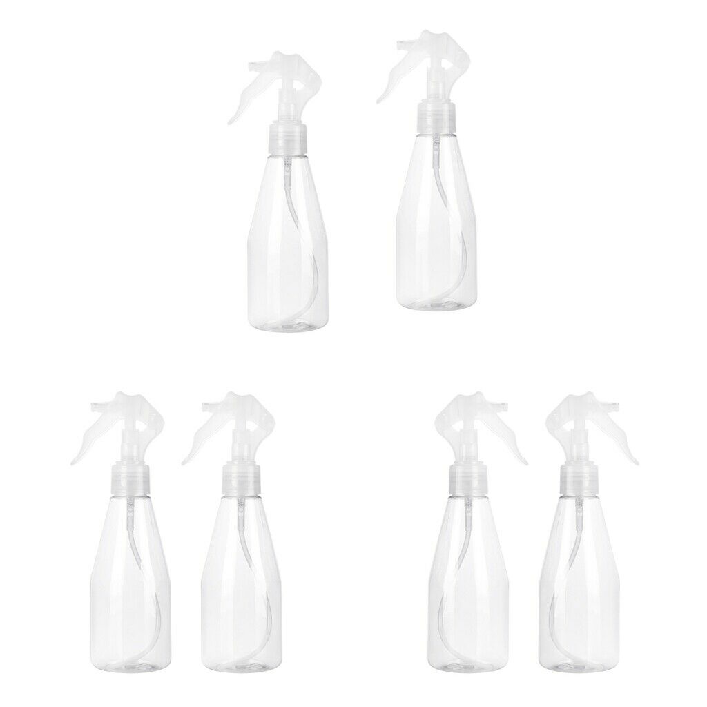 6 Pcs Empty Perfume Spray Bottles Refillable Travel Fine Mist Sprayer 200ml