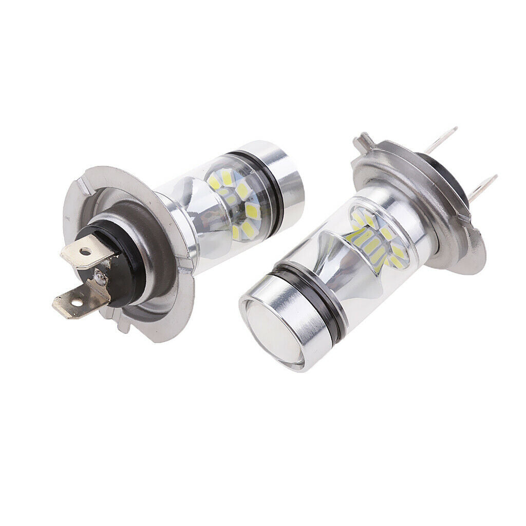 4 Pieces H7 100W Car Fog Driving Light LED Bulbs High Power White