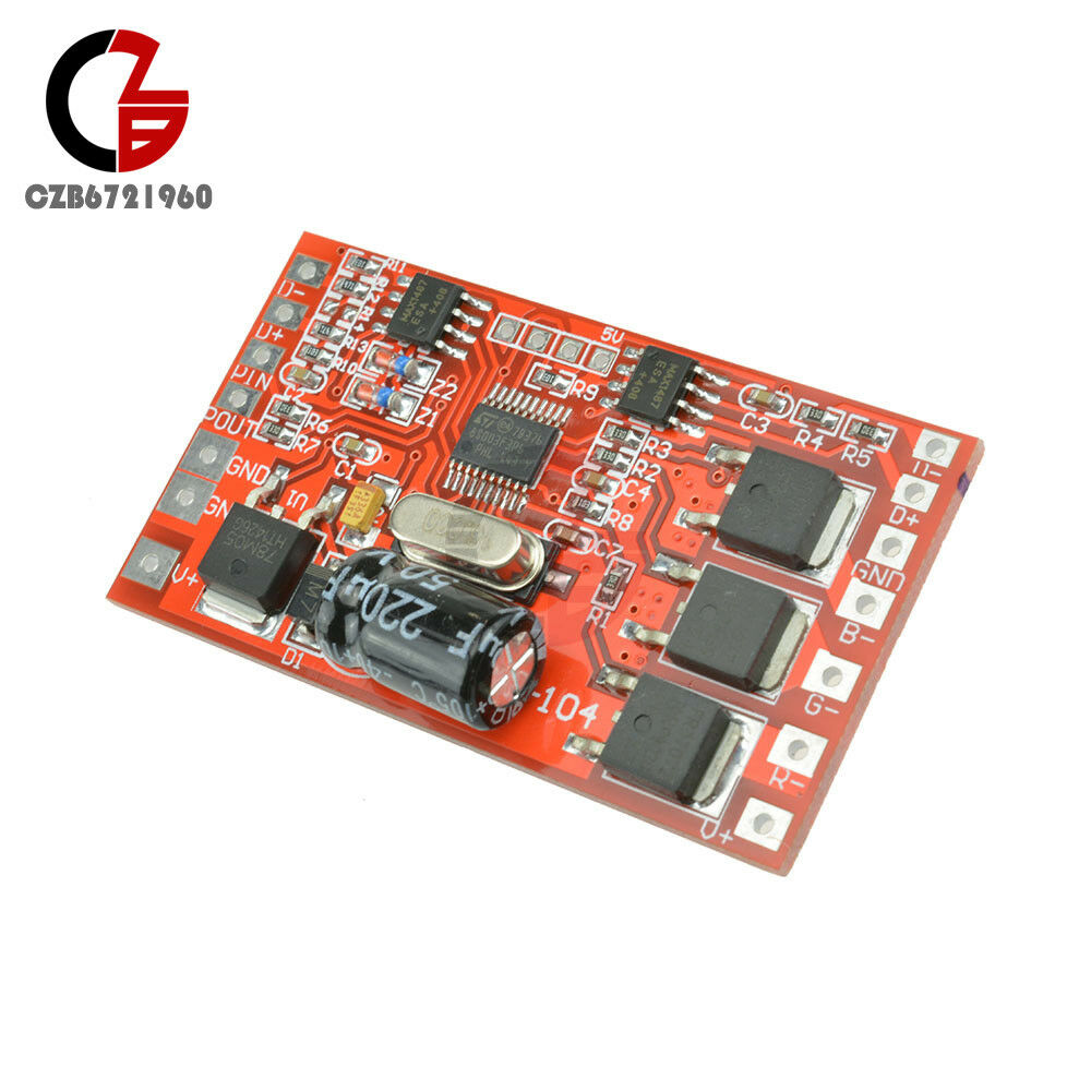 3 Channel 12A 144W DMX512 Decoder Board LED RGB Stage Lighting Driver Module