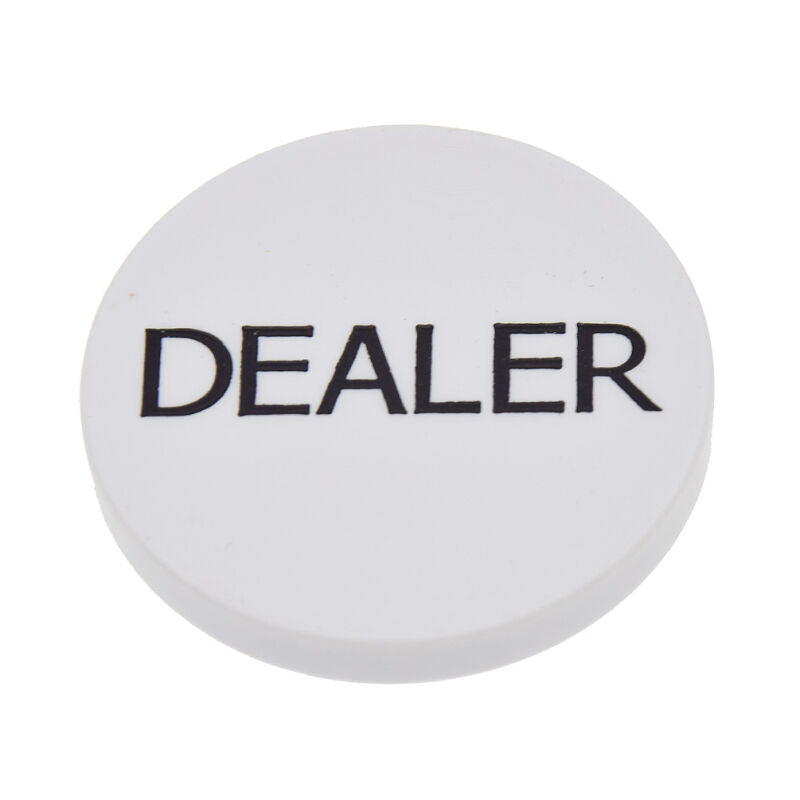 3 Pcs Poker Melamine Buttons Chips Small Blind Big Blind Dealer Game Supplies