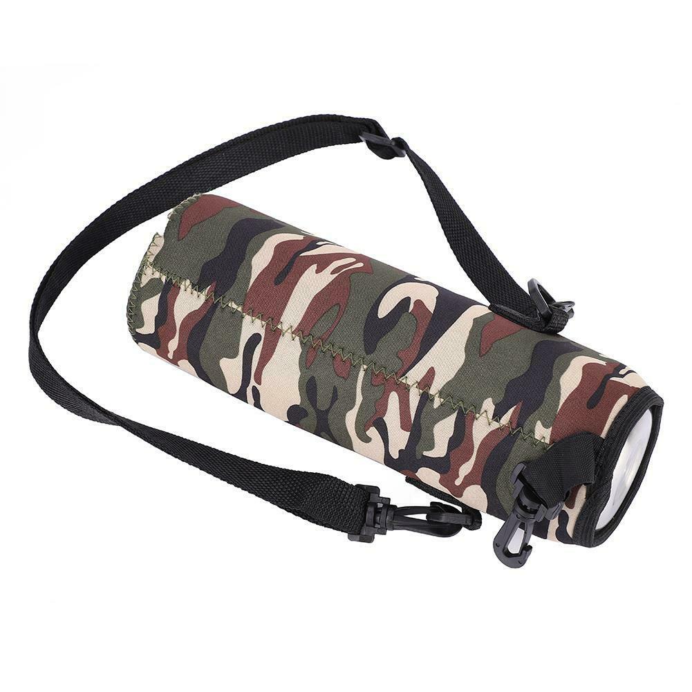 1L Water Bottle Carrier Thermal Insulated Cover Bag Holder Strap Pouch Washable