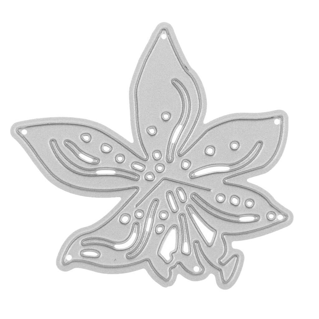 Cutting Dies Metal Stencil Scrapbooking Embossing Art Crafts Bauhinia Decor
