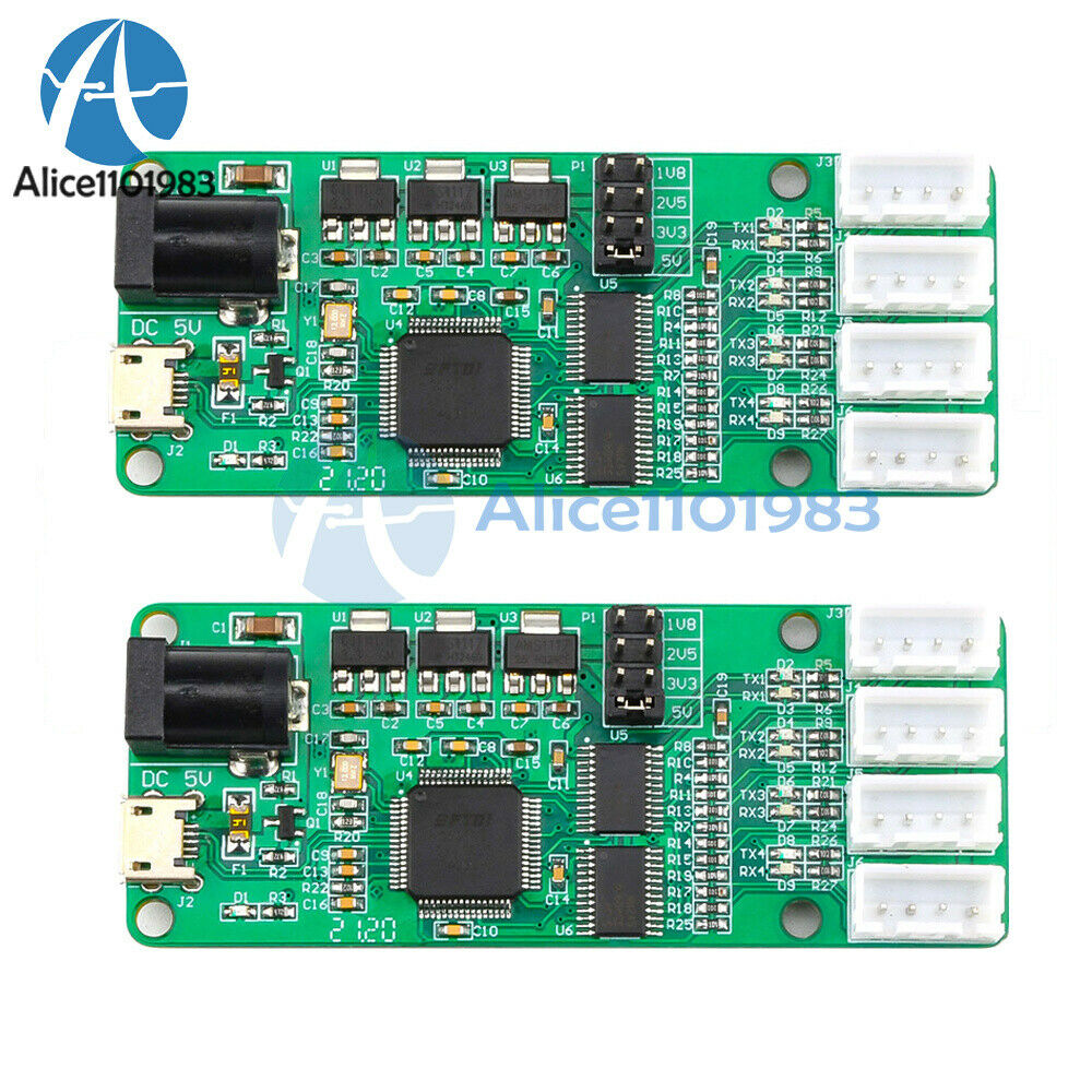 2PCS LC-FT4232-4TTL USB to 4 Channel TTL UART Serial Port Module 1.8/2.5/3.3V