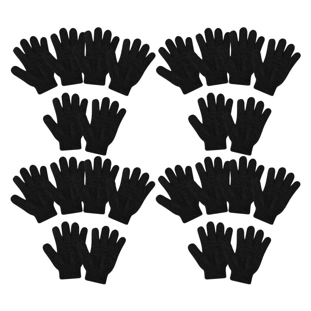 24x Exfoliating Gloves Back Shower Scrubber Full Body Exfoliating Gloves