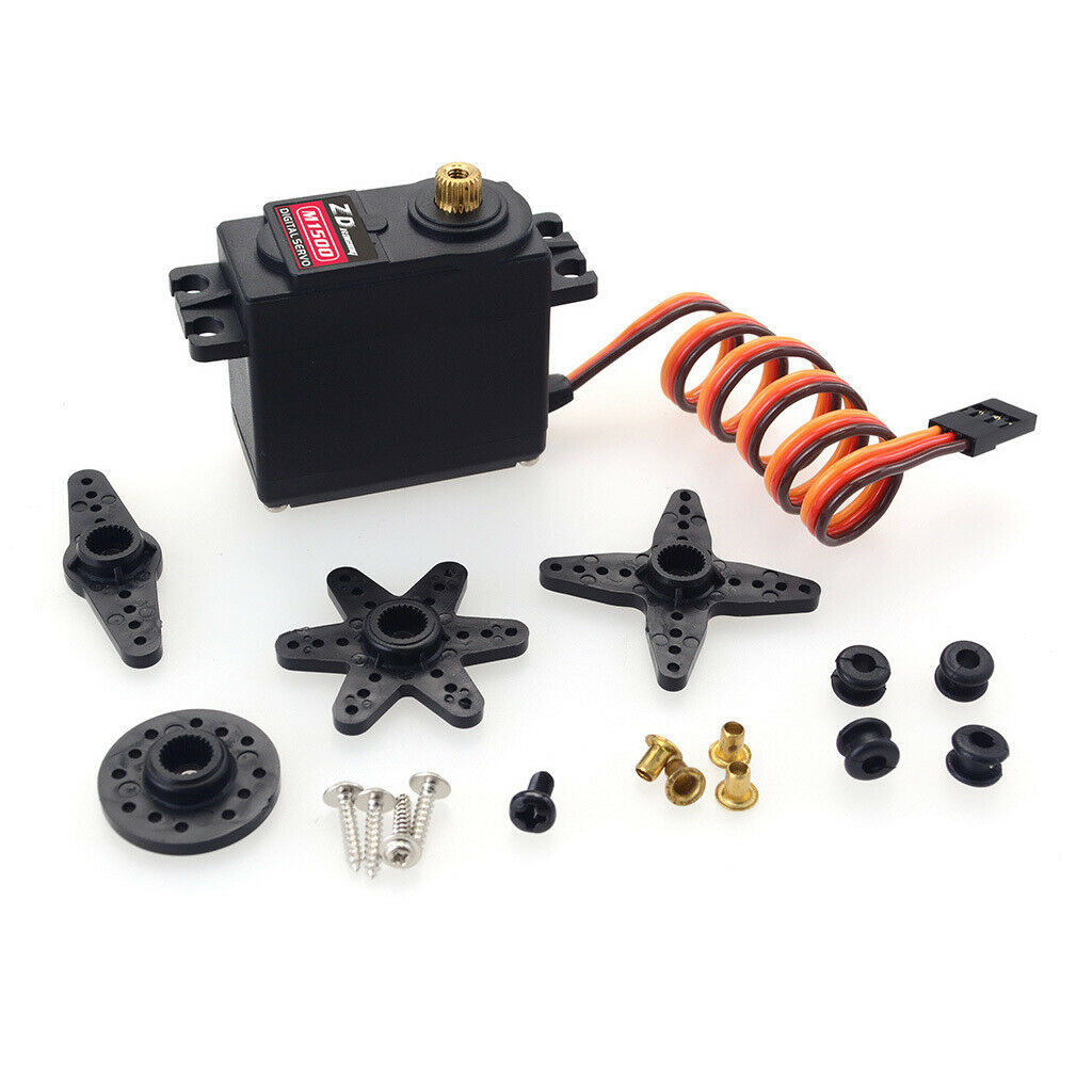 Remote Control High Torque 15kg Digital Servo for 1:8 1:10 RC Car Parts