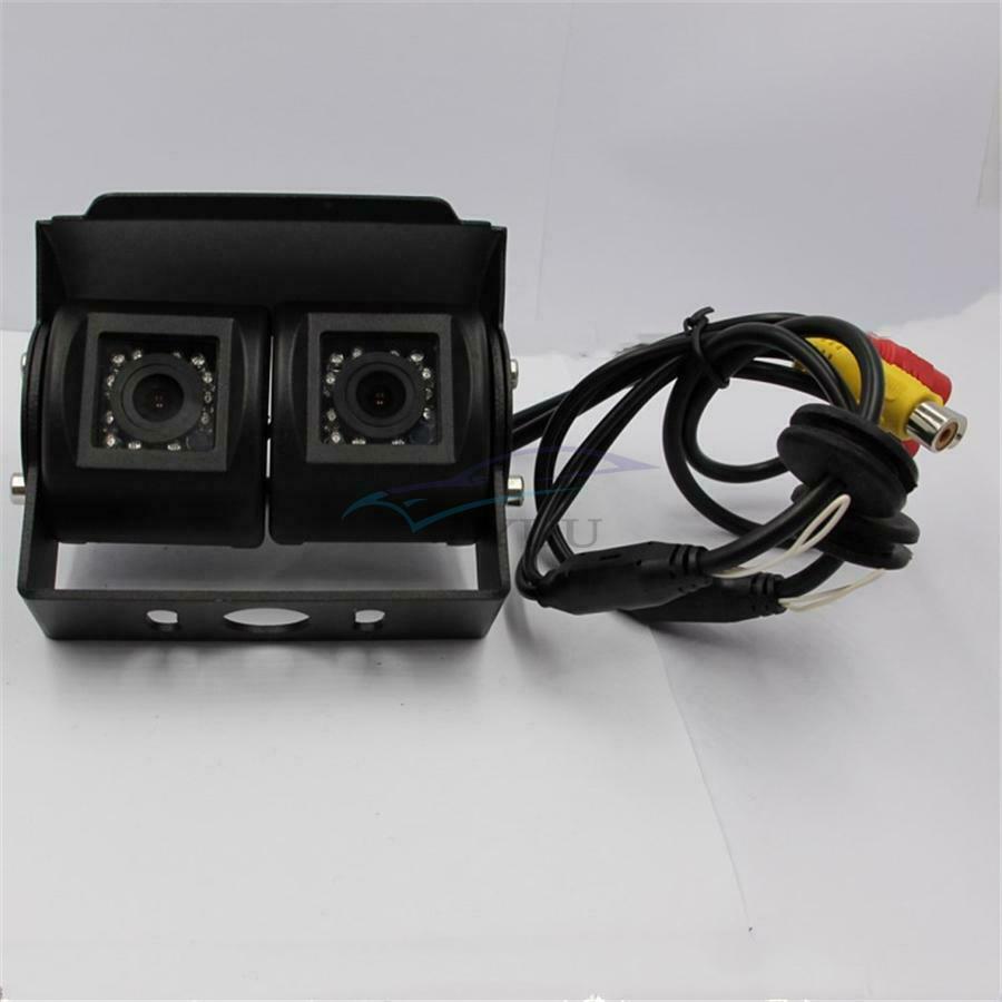 12-24V 752×582 Pixels Waterproof Twin Lens RV Motorhome Reverse Rear View Camera