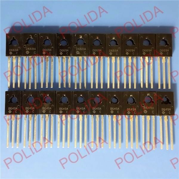 50pairs OR 100PCS TO-126 2SB649A/2SD669A 2SB649/2SD669 B649A/D669A B649/D669