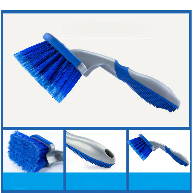 26CM Car Bike Tire Cleaning Brush Bendable Wheel Rims Engine Spoke Chain Washing