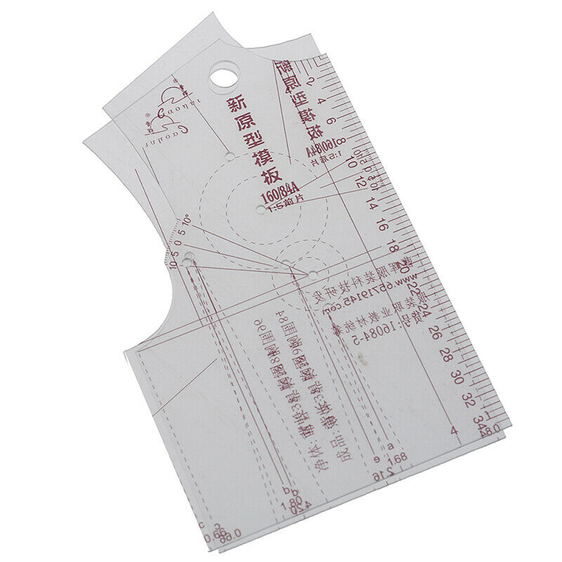 2pcs/set 1:5 Women Clothes Prototype Ruler Drawing Template Tailor Sewing.l8