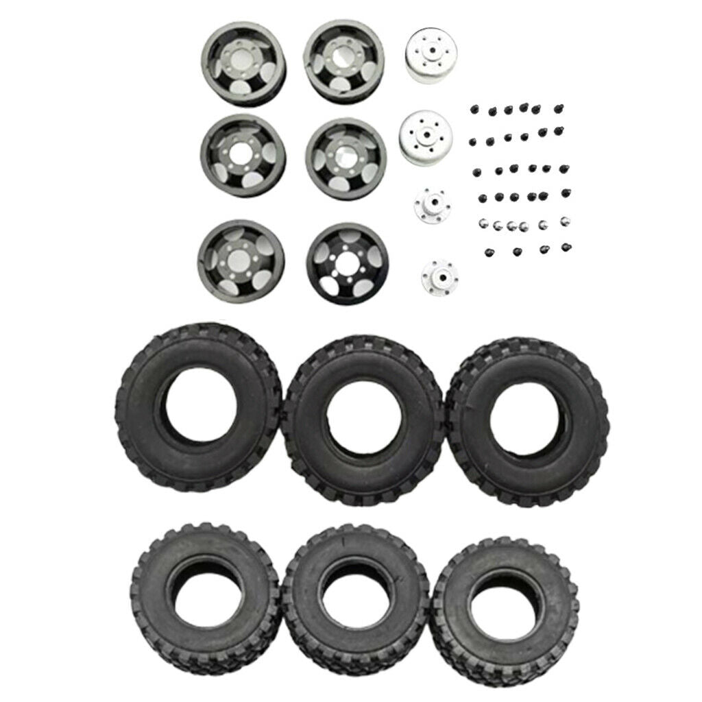 4X4 Double RC Car Wheel for WPL B14 B24 JJRC Q61 1/16  Truck Vehicle