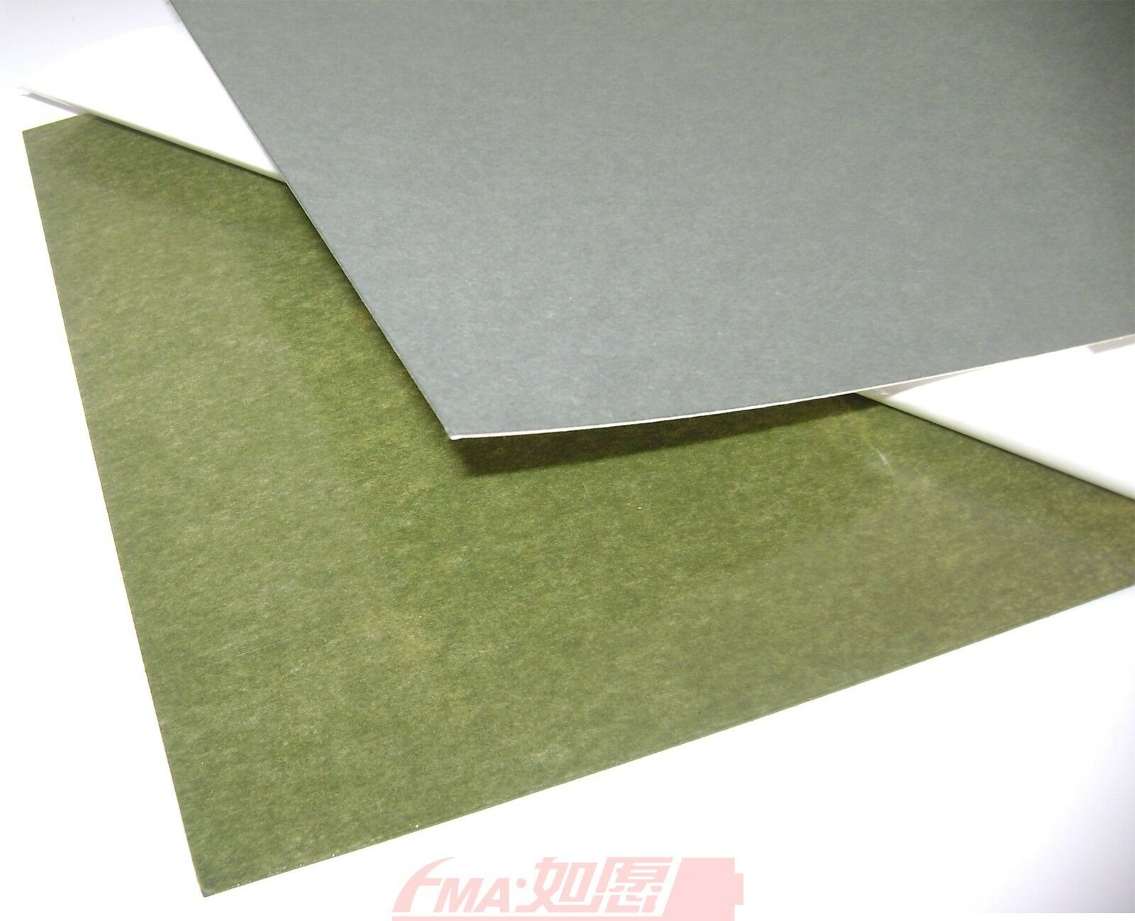 20Pcs Fish Adhesive Paper 0.5*180*250mm for Battery Electrical Insulating Grey