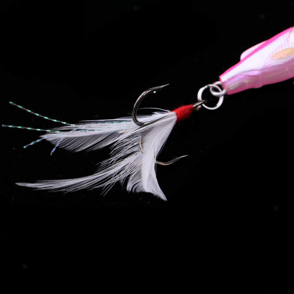 Wobblers Fishing Lure Crankbait Minnow Trolling Bass Pike Many Fish Pink