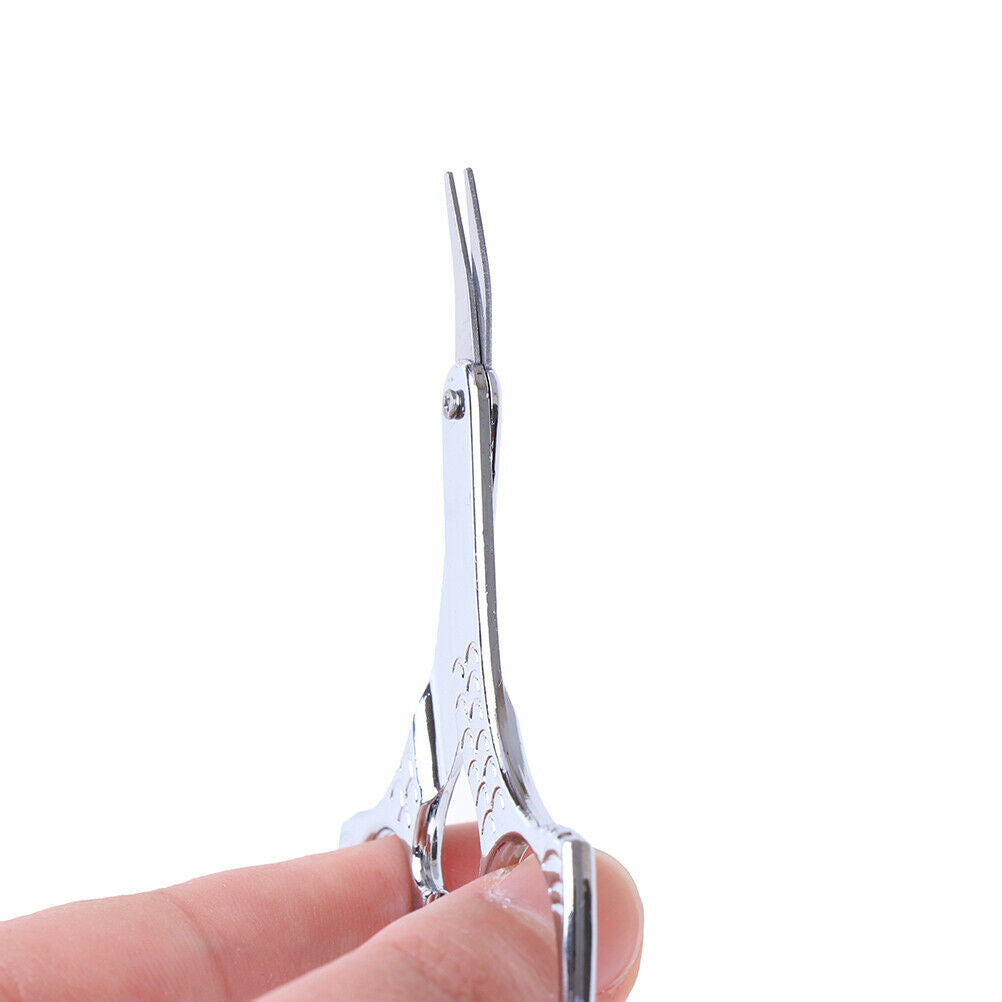 1x Eyebrow Scissor Makeup Manicure Scissors Nose Hair Scissors Nail File .l8