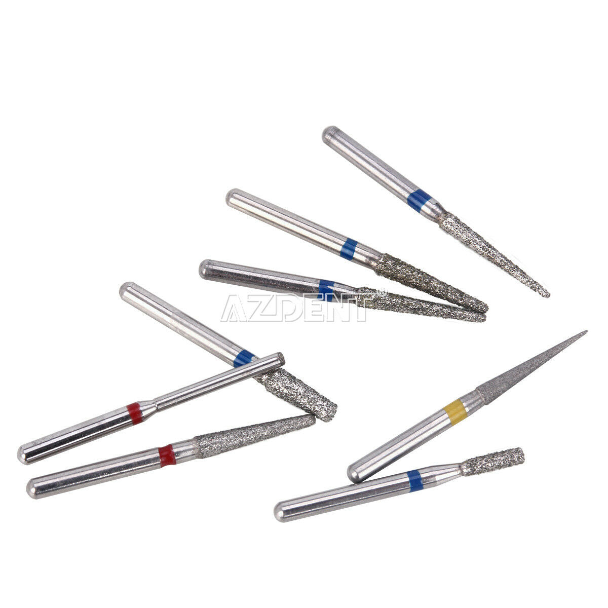 50 X AZDENT Dental Diamond Burs Set FG-113 FG Crown Preparation Molar Teeth kit