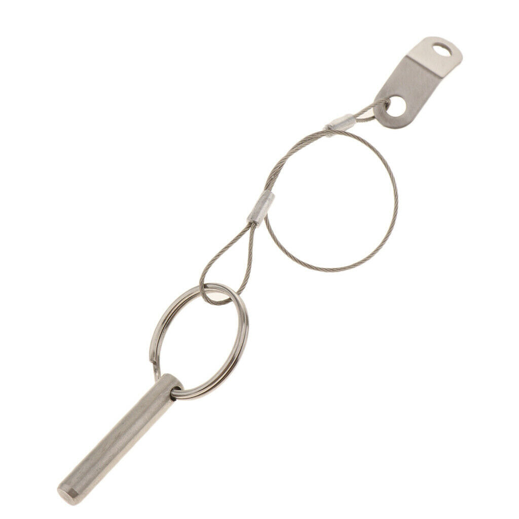 Stainless Steel Top Bimini Top Quick Release Ball Pins for Boat with Lanyard