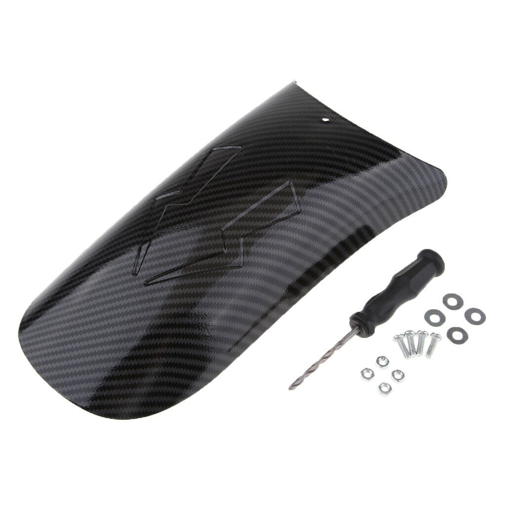 Carbon Fiber Front Fender Wheel Mudguard Extension for Motorcycle Motorbike