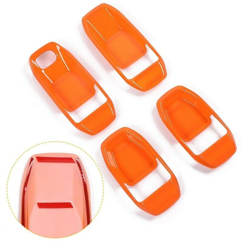for Jeep JL Door Handle Bowl Trim Covers Kit for Jeep Wrangler JL JLU GladiaH5D9