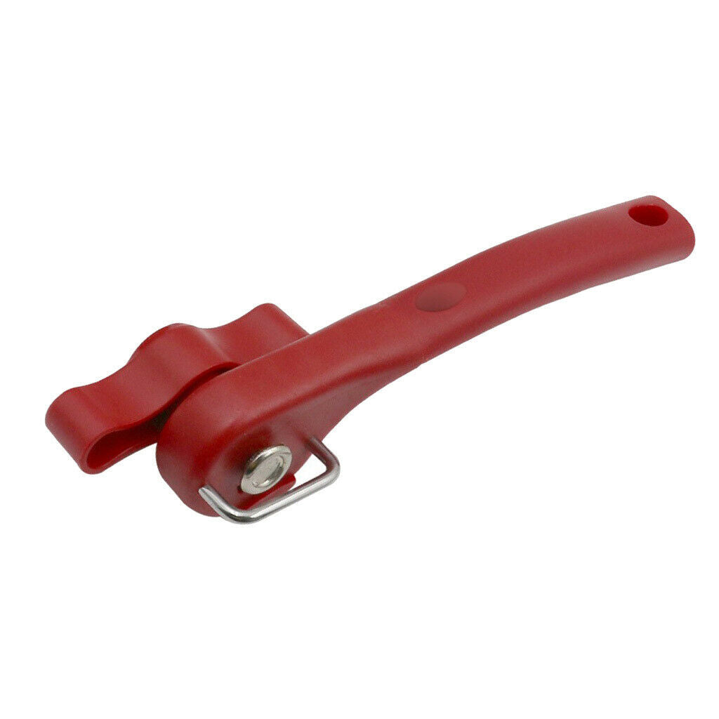 Manual Safe Cut Smooth Edge Can Opener Plastic Side Cut Red