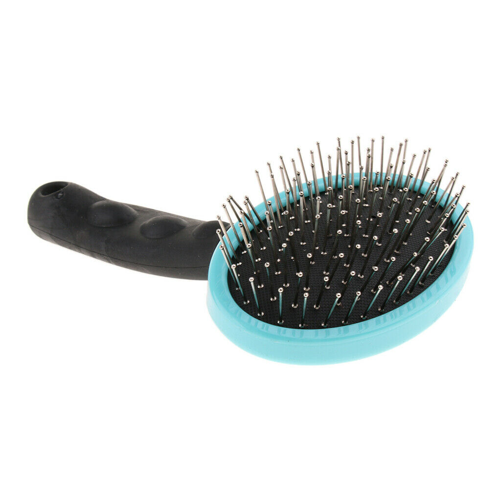 Pet Grooming Tool - Undercoat Rake Comb for Pets Dogs & Cats Thick Needle Blue