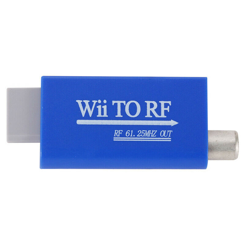 For WII to RF Signal Converter For Game Console Old TV Display Video Adapter US