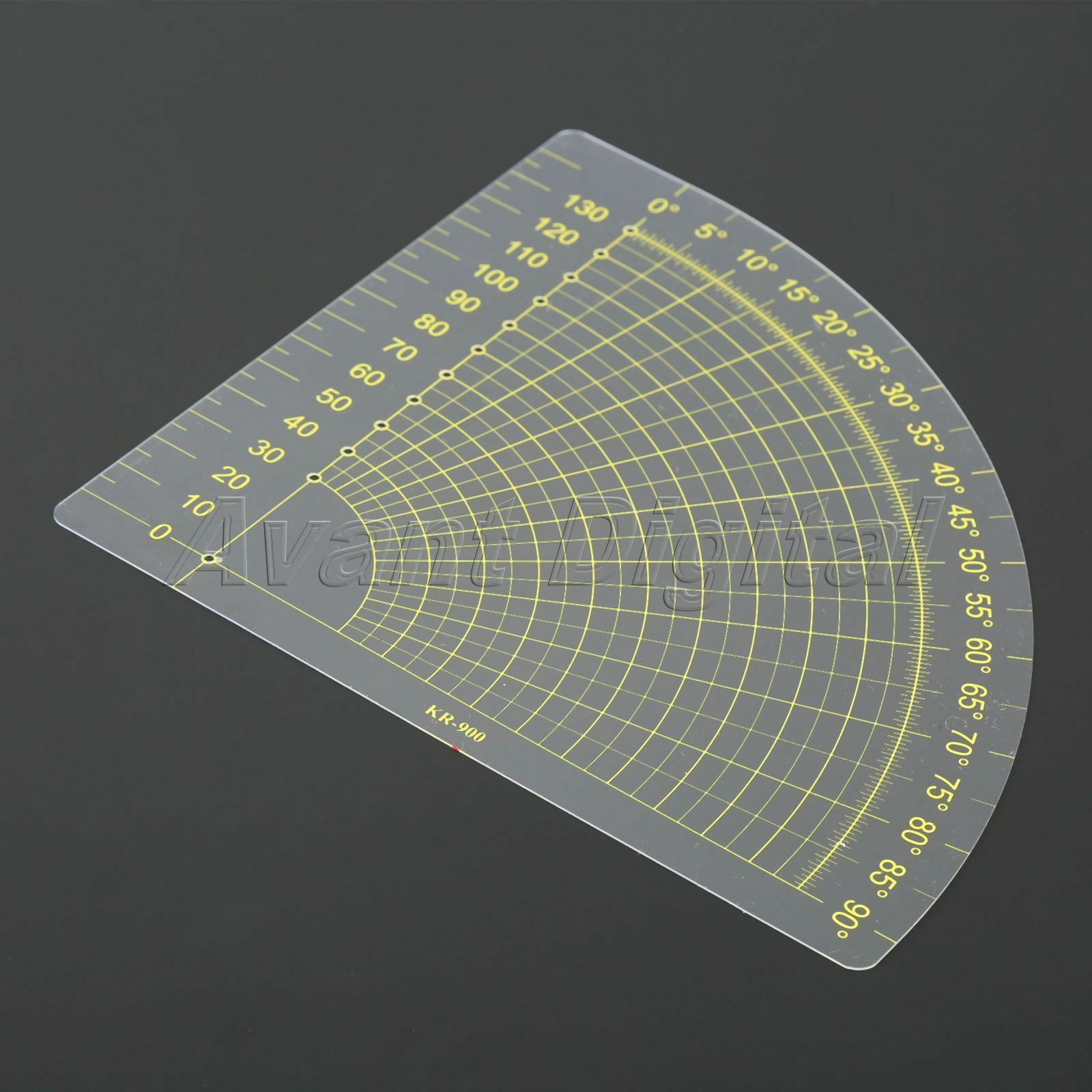 1pc Circle Fan Foot Seam Ruler Tailor Sewing Tool Quilting Patchwork Scrapbook
