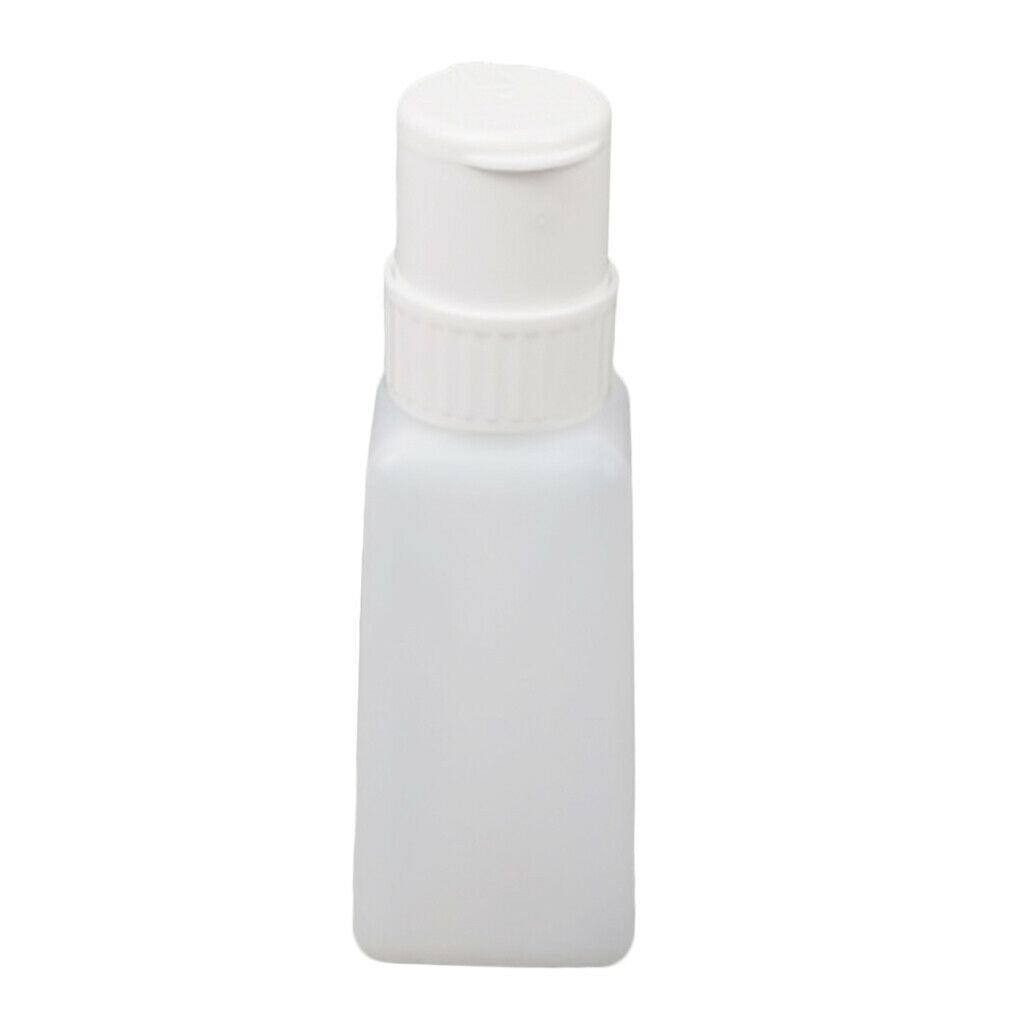 2Pcs Nail Polish Remover Liquid Dispenser Spill-proof Methanol Press Bottle