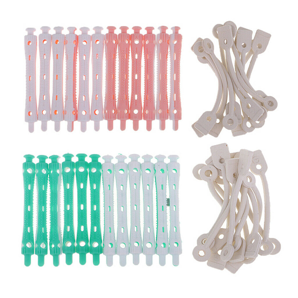 24Pcs Professional Perming Rods Rollers For Hairdressing Rods DIY for Gifts