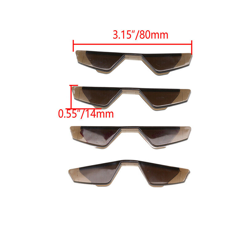 4x Universal Car Door Edge Scratch Protector Anti-collision Cover Trim Stickers
