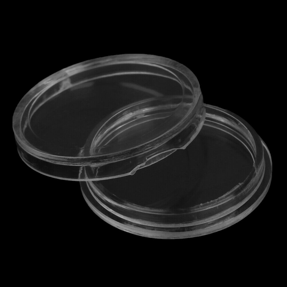 20pc18mm Applied Clear Round Cases Coin Storage Capsules Holder Round Pla.l8