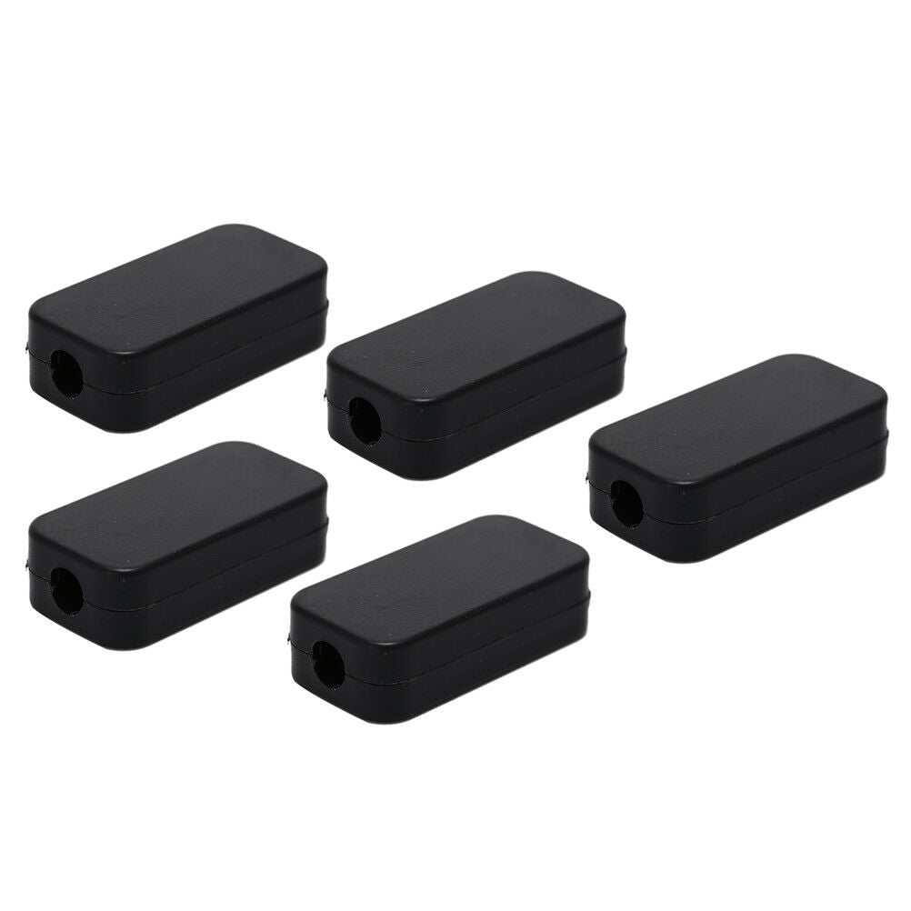 Small plastic housing power terminal box screw-free self-locking shell black Lt