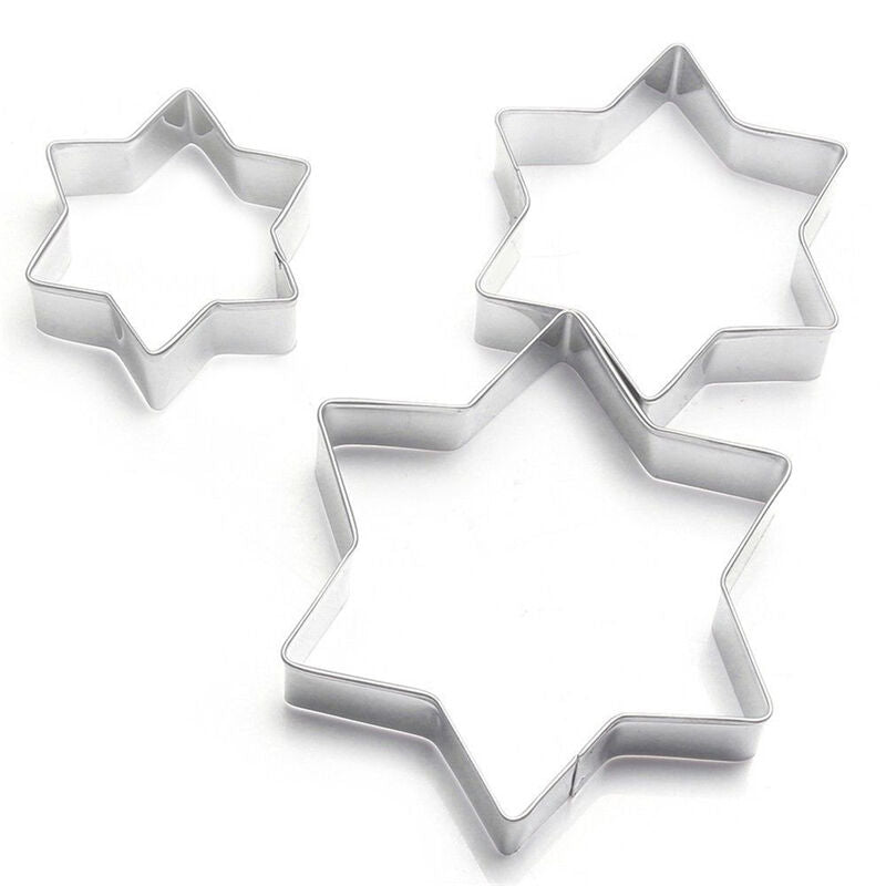 12Pcs Stainless Steel Cookie Fondant Cake Biscuit Mold Mould Sugarcraft Cu.l8